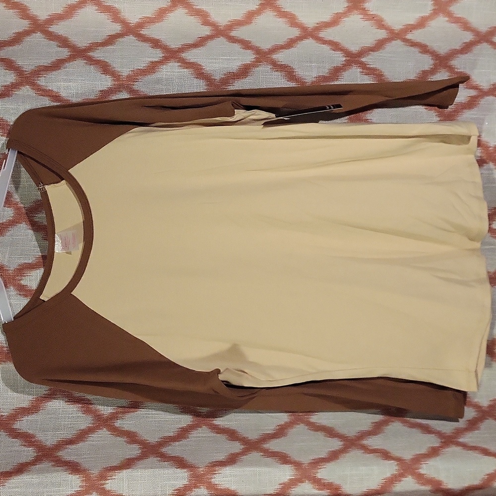 Women's Beige/ Brown Long Sleeve